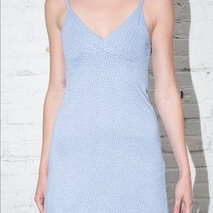 Blue amara dress with flowers